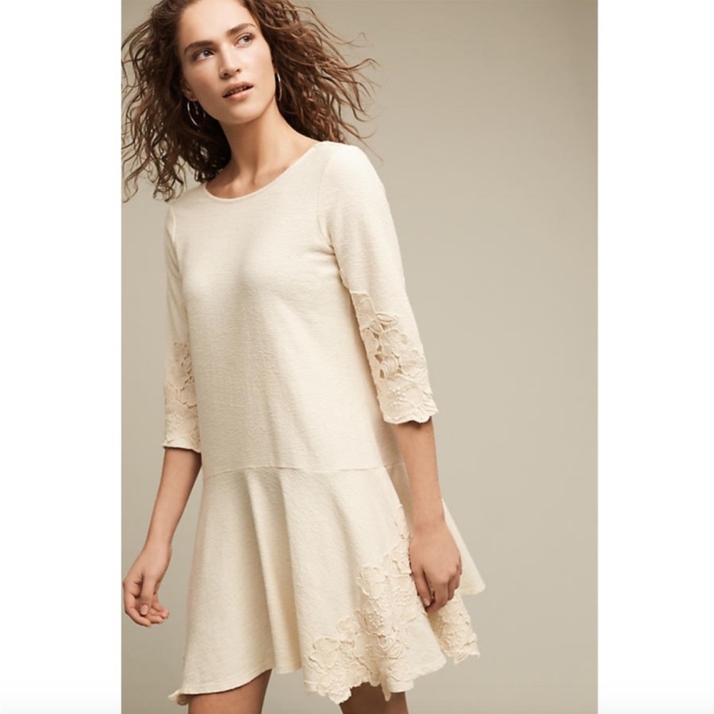 Anthropologie Maeve Tierra Drop Waist Dress